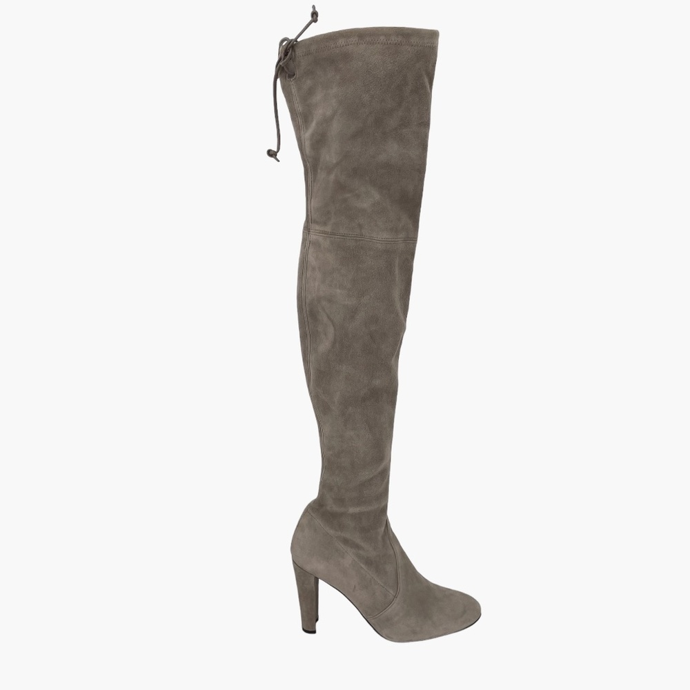 Stuart Weitzman Gray Suede Highland‎ Boot